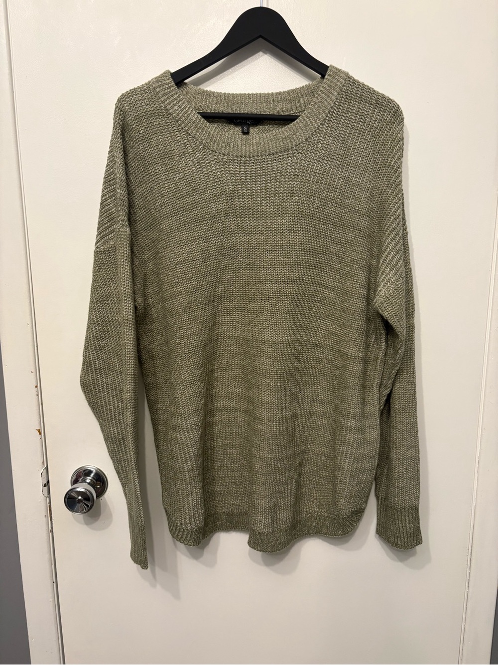 George Olive Green Crewneck Sweater